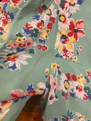 Lot 2174 - Circa 1930s Adefa Germany, Floral Printed...