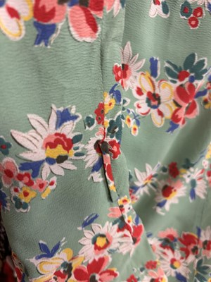 Lot 2174 - Circa 1930s Adefa Germany, Floral Printed...