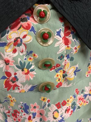 Lot 2174 - Circa 1930s Adefa Germany, Floral Printed...