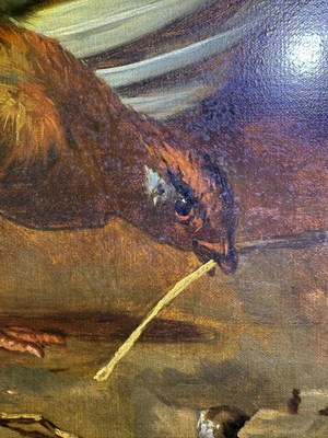 Lot 1079 - G Gaggio after Melchior D'Hondecoeter...