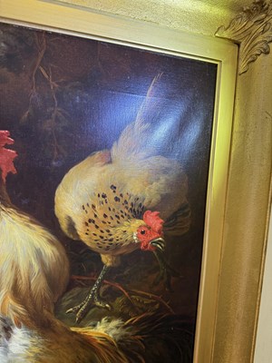 Lot 1079 - G Gaggio after Melchior D'Hondecoeter...