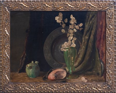 Lot 1021 - Circle of Owen Bowen (1837-1967) Still life...