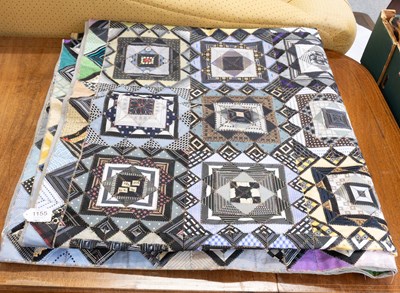 Lot 1155 - A Modern Patchwork, incorporating patterned...