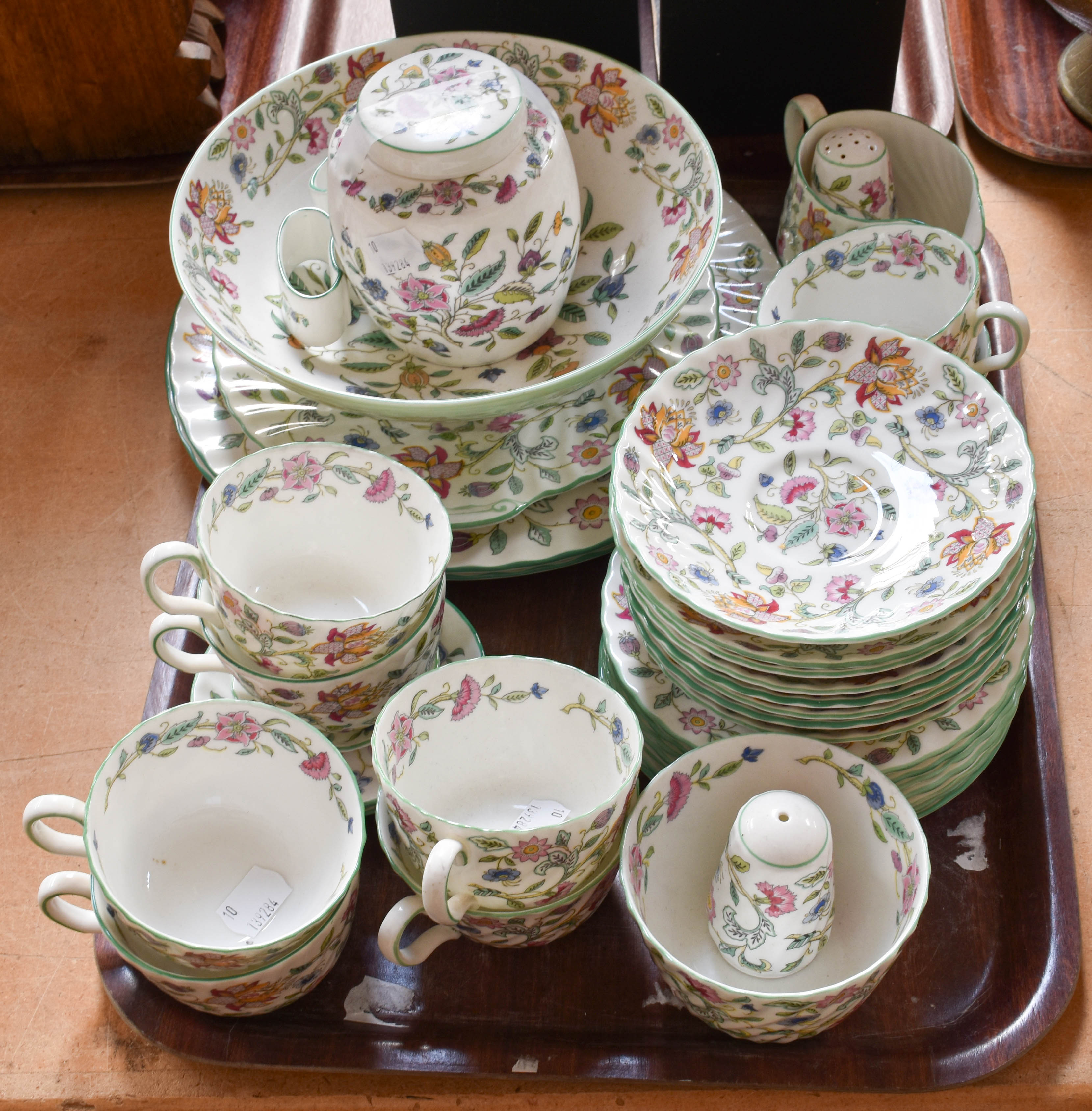 Lot 186 - Minton Porcelain Haddon Hall Pattern Tea and