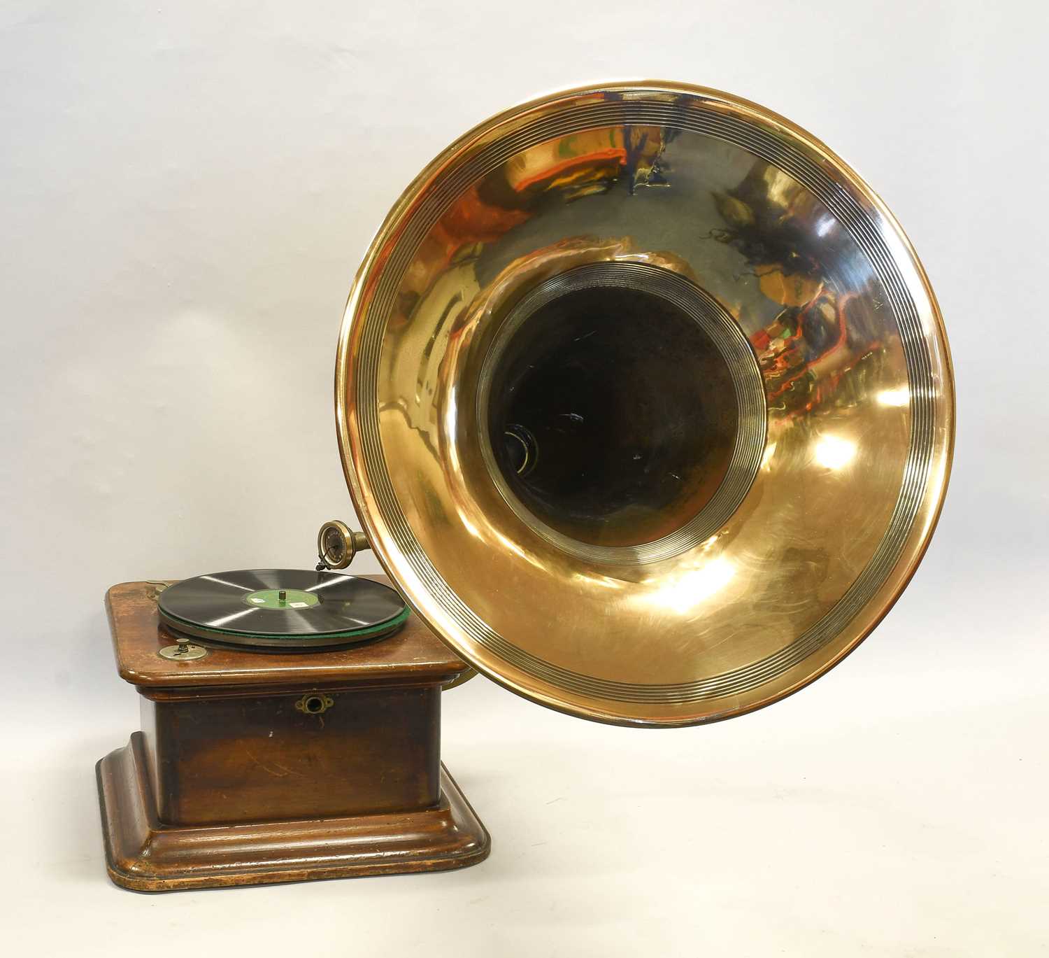 Lot 148 - An Early 20th Century German Horn Gramophone