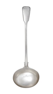 Lot 2197 - A Victorian Silver Soup-Ladle