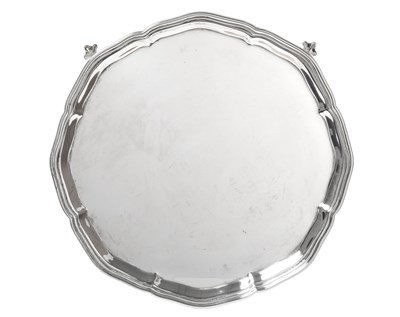 Lot 2197 - A George V Silver Waiter