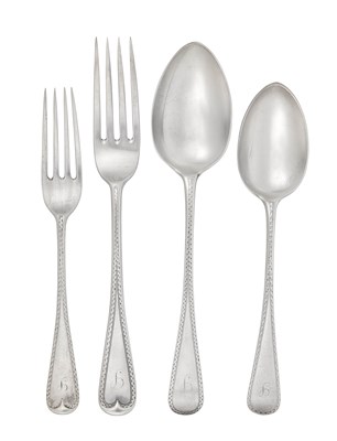 Lot 2093 - A Victorian Silver Table-Service