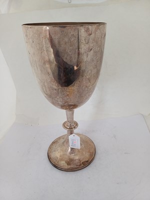 Lot 18 - A Pair of Victorian Silver Goblets