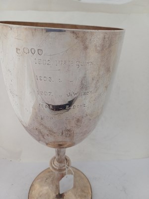 Lot 18 - A Pair of Victorian Silver Goblets