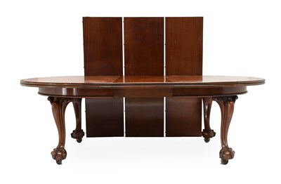 Lot 470 - A Victorian Mahogany Extending Dining Table,...