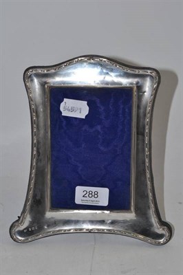 Lot 288 - Silver photograph frame, Birmingham 1908