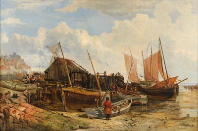 Lot 1111 - John Wright Oakes ARA (1820-1887) Beached...