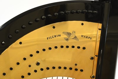 Lot 782 - Pilgrim Harps: A 41-String Ebonised and Black...