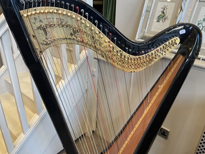 Lot 782 - Pilgrim Harps: A 41-String Ebonised and Black...