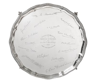 Lot 2199 - A George V Silver Salver
