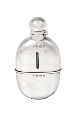 Lot 2153 - A Victorian Silver-Mounted Spirit-Flask