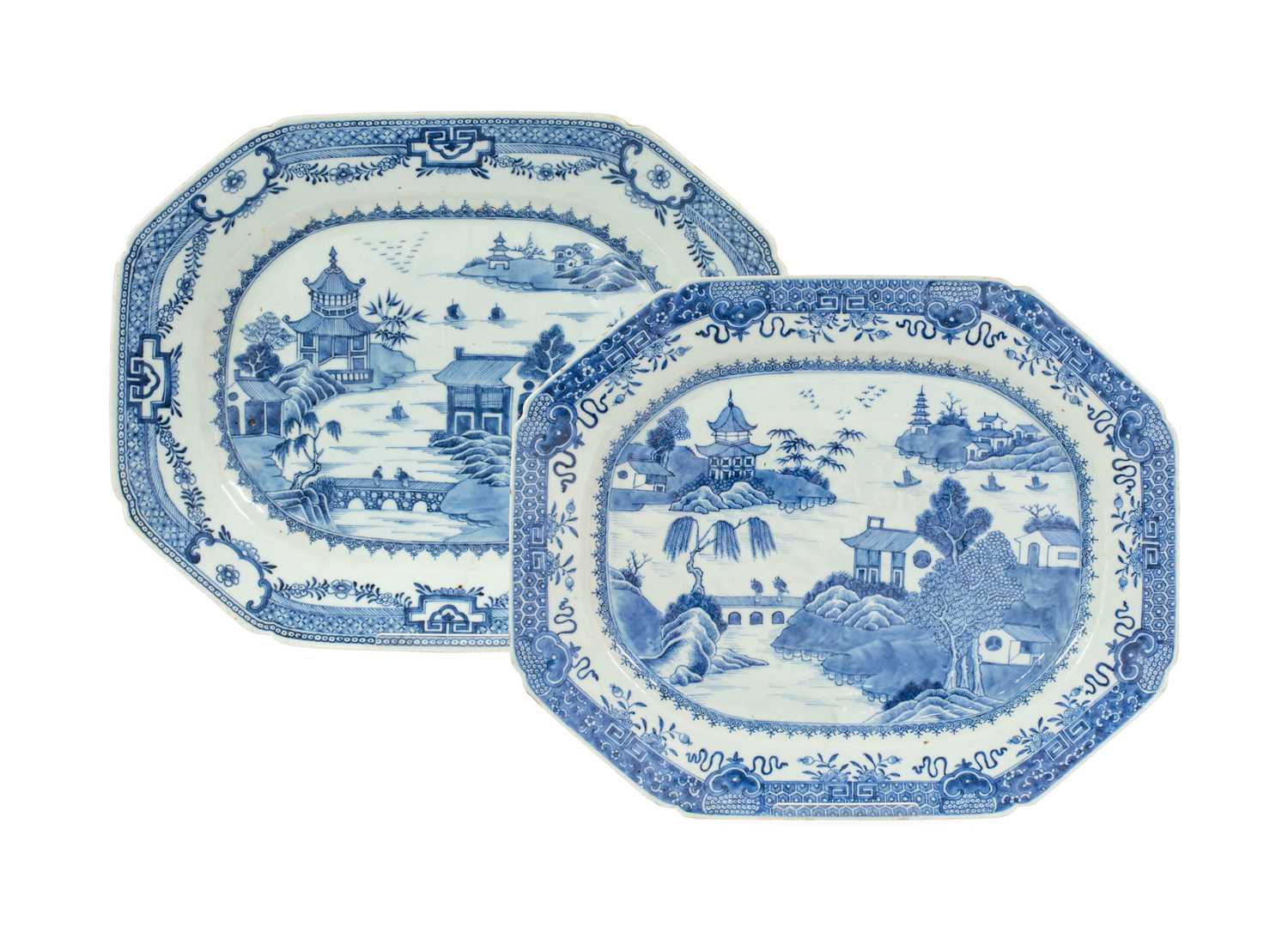 Lot 62 - A Chinese Porcelain Meat Plate, Qianlong, of...
