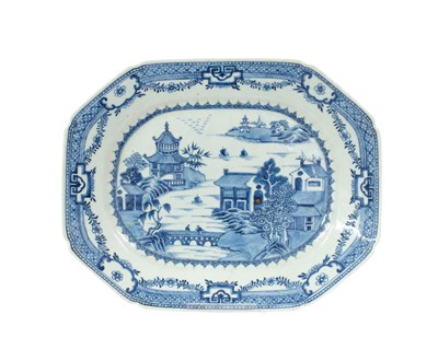Lot 62 - A Chinese Porcelain Meat Plate, Qianlong, of...