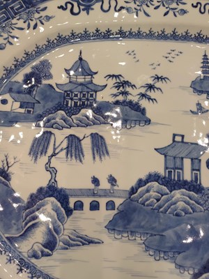 Lot 62 - A Chinese Porcelain Meat Plate, Qianlong, of...