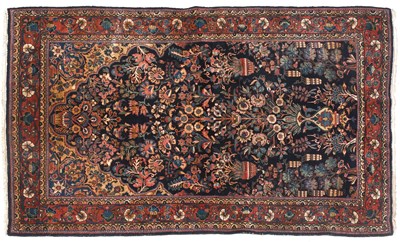 Lot 408 - Kashan Prayer Rug Central Iran, Circa 1930 The...