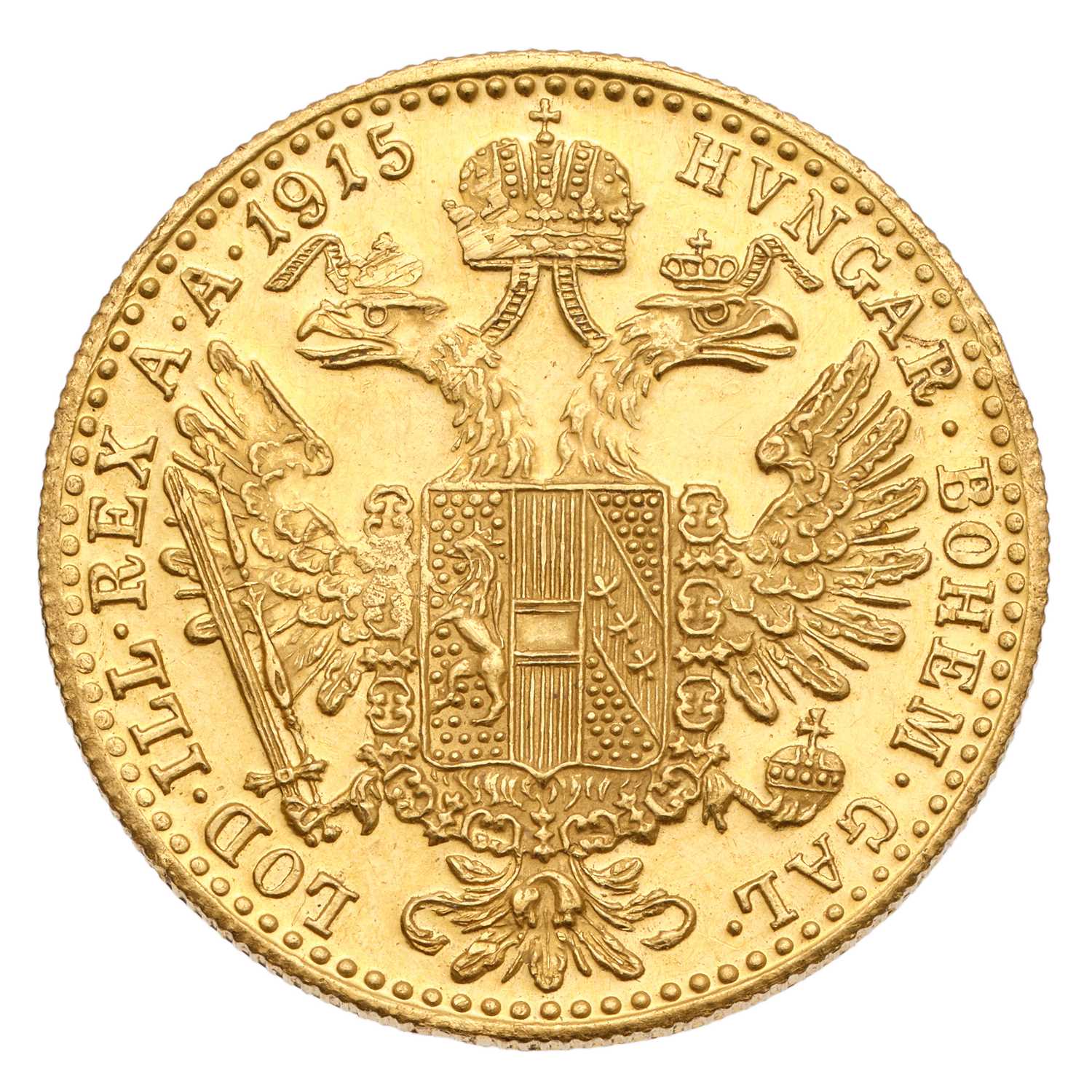 Lot 201 - Austria, Ducat 1915 Restrike, obv. Franz...
