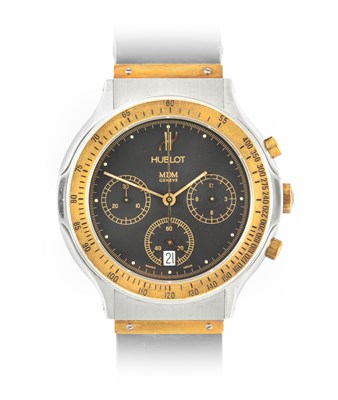 Lot 2266 - Hublot: A Steel and Gold Calendar Chronograph...