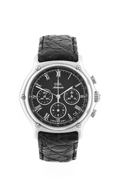Lot 2261 - Ebel: A Stainless Steel Automatic Calendar...