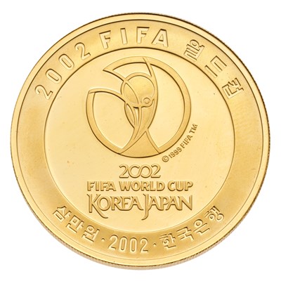 Lot 411 - South Korea, Gold Proof 30,000 Won 2002,...