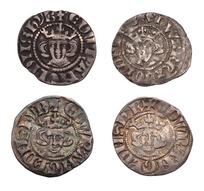 Lot 44 - 4x Edward I and II, Long Cross Pennies,...