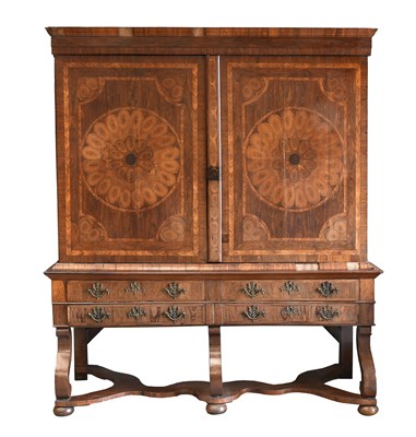 Lot 453 - A William & Mary Olivewood, Oyster-Veneered...