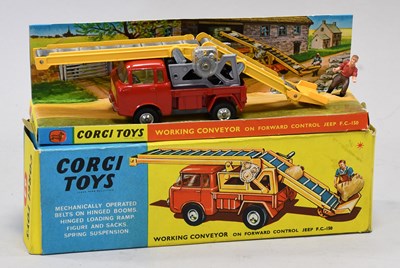 Lot 3351 - Corgi 64 Working Conveyor On Forward Control Jeep
