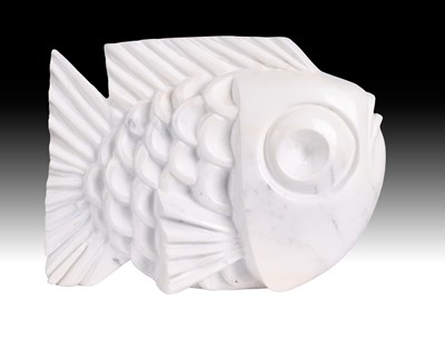 Lot 388 - Darren Yeadon (b.1970) Fish Signed, Carrara...