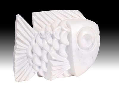 Lot 388 - Darren Yeadon (b.1970) Fish Signed, Carrara...