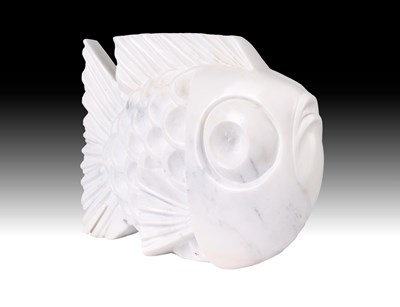 Lot 388 - Darren Yeadon (b.1970) Fish Signed, Carrara...
