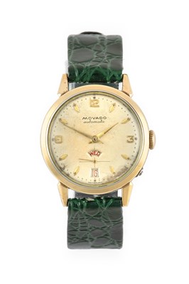 Lot 2228 - Movado: A Gold Capped and Stainless Steel...