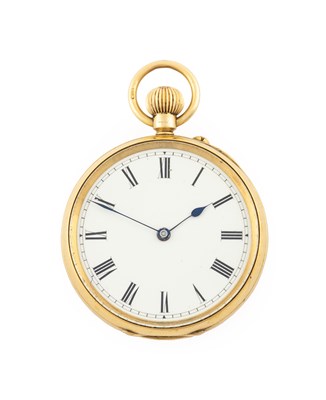 Lot 2252 - Bell: A Lady's 18 Carat Gold Fob Watch,...