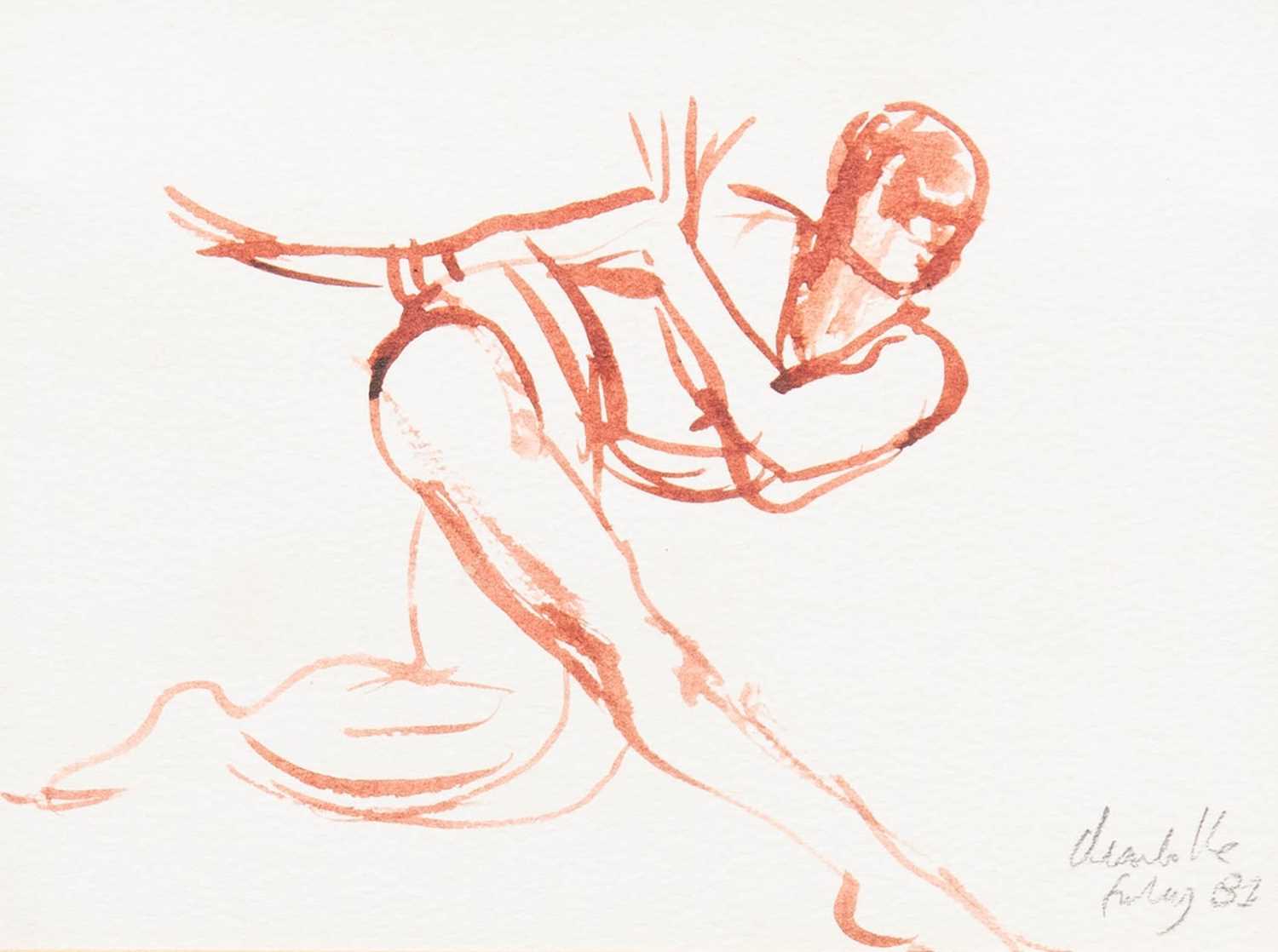 Lot 1052 - Charlotte Fawley (20th Century) Dancing figure...