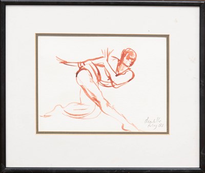 Lot 1052 - Charlotte Fawley (20th Century) Dancing figure...