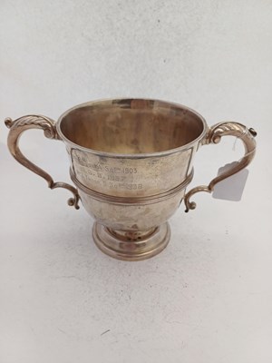Lot 94 - An Edward VII Silver Two-Handled Cup