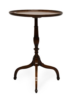 Lot 516 - A Late Regency Mahogany and Boxwood Strung...