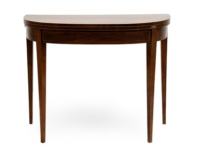 Lot 561 - A George III Mahogany and Boxwood-Strung...