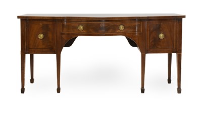 Lot 552 - A George III Mahogany, Boxwood and...