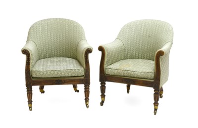 Lot 559 - Two Similar George IV Simulated Rosewood Tub...