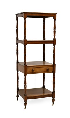 Lot 561 - A George IV Mahogany Four-Tier Whatnot, 2nd...