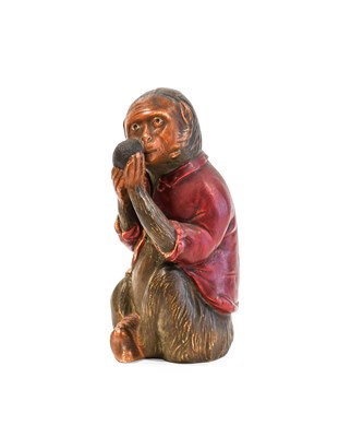 Lot 29 - A Bretby Pottery Model of a Wounded Bull Dog,...
