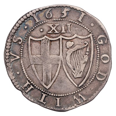 Lot 72 - Commonwealth, Shilling 1651 mm. sun on obverse...