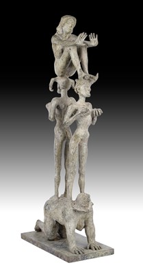 Lot 382 - Michael Duhan (b.1956) Irish "Cortege" Signed...