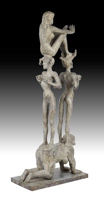 Lot 382 - Michael Duhan (b.1956) Irish "Cortege" Signed...