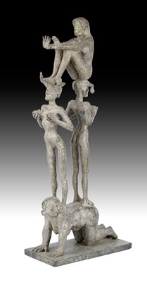 Lot 382 - Michael Duhan (b.1956) Irish "Cortege" Signed...